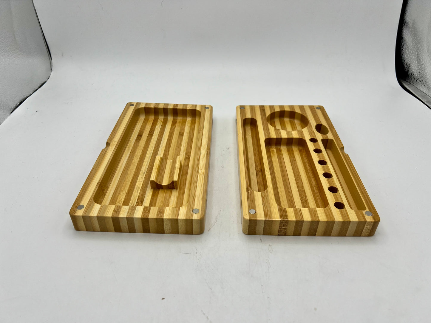 Bamboo Magnetic Rolling Tray