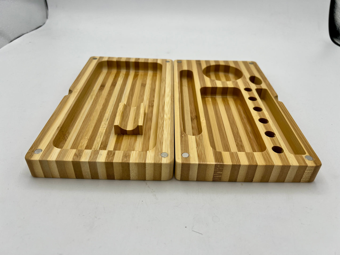 Bamboo Magnetic Rolling Tray