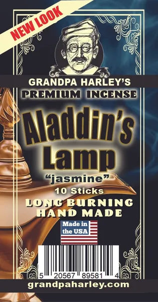 Aladdin's Lamp Jasmine Premium Hand Dipped Incense Sticks