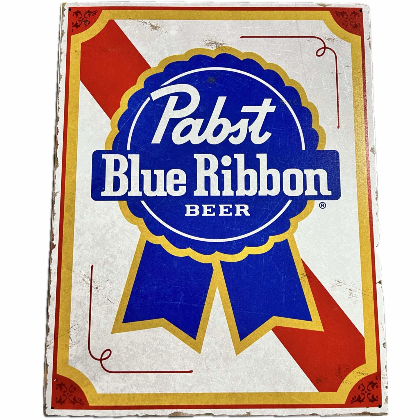 Metal Sign- American Sign Pabst Blue Ribbon 12.5 X 16