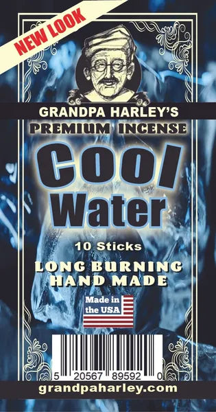 Cool Water Premium Hand Dipped Incense Sticks