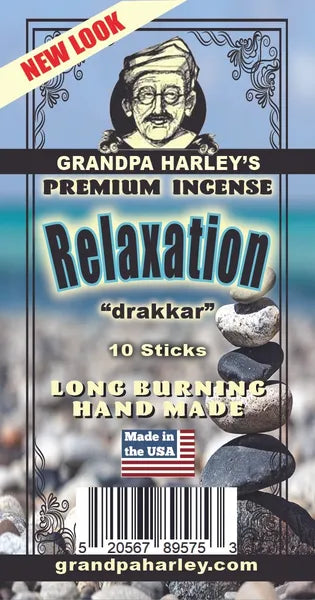 Relaxation "Drakkar" Premium Hand Dipped Incense Sticks