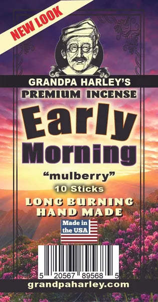 Early Morning Mulberry Premium Hand Dipped Incense Sticks