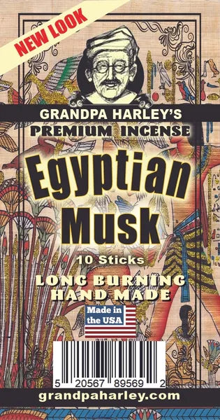 Egyptian Musk Premium Hand Dipped Incense Sticks