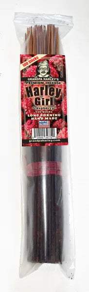 Harley Girl Raspberry Premium Hand Dipped Incense Sticks