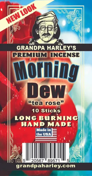Morning Dew Tea Rose Premium Hand Dipped Incense Sticks