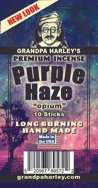 Purple Haze Opium Premium Hand Dipped Incense Sticks