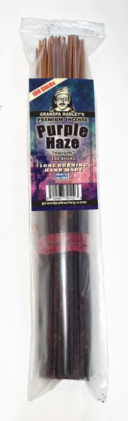 Purple Haze Opium Premium Hand Dipped Incense Sticks