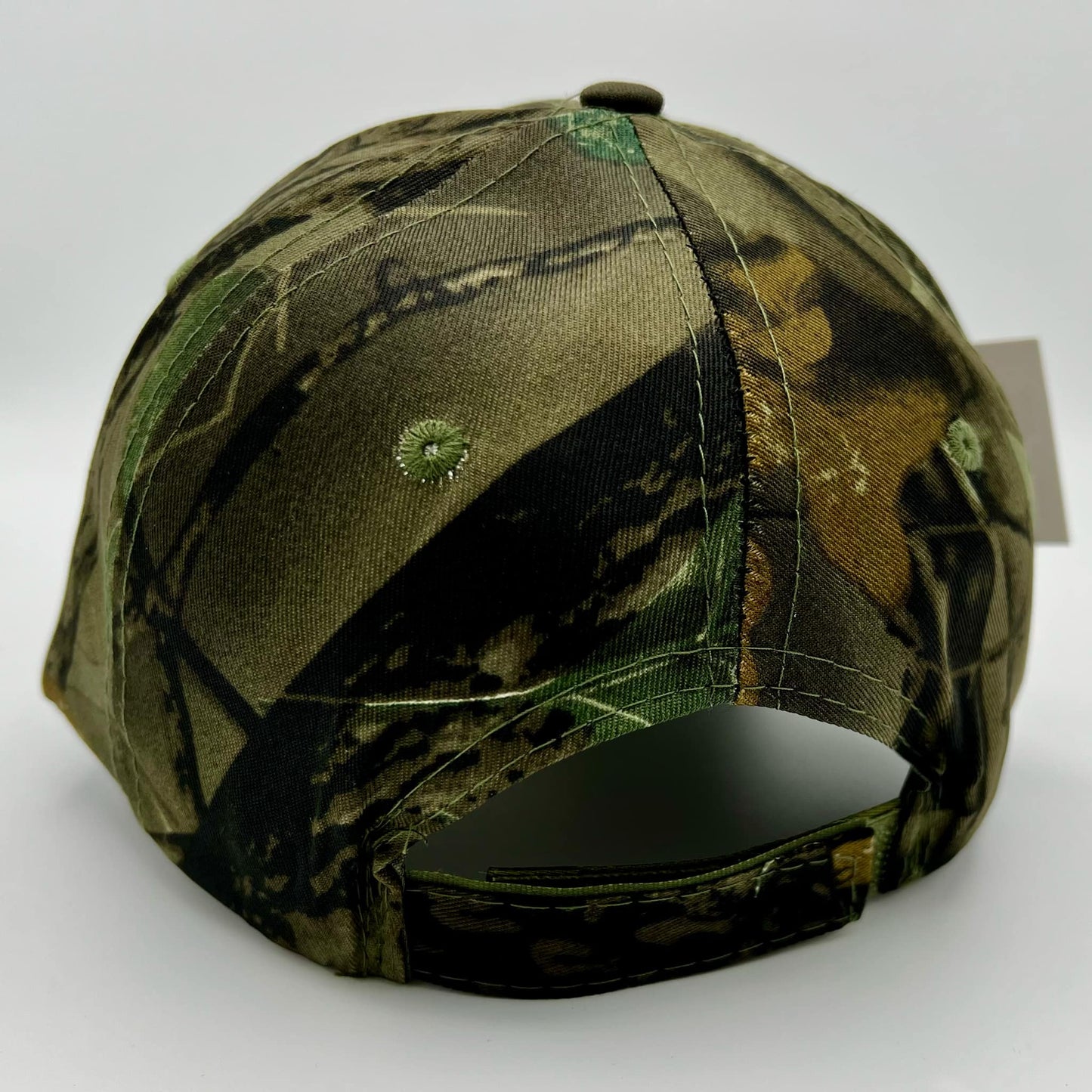 Cap- Shut Up and Fish - Black with Camo trim Cap