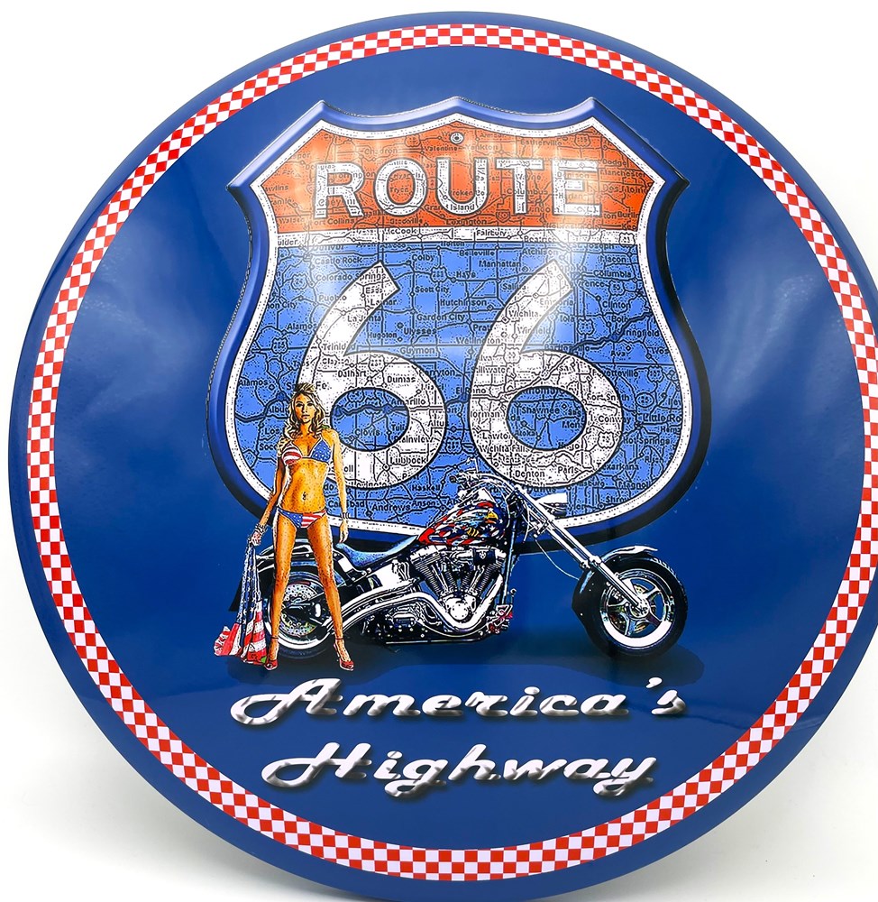 Route 66 America's Highway Dome Sign