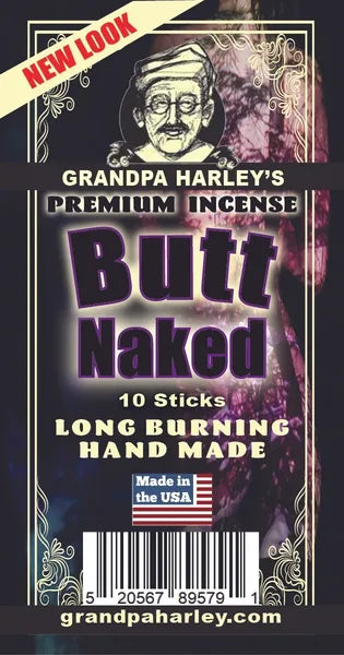 Butt Naked Premium Hand Dipped Incense Sticks