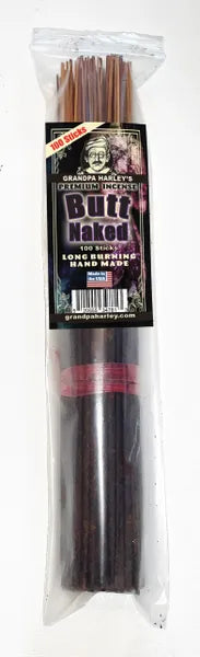 Butt Naked Premium Hand Dipped Incense Sticks