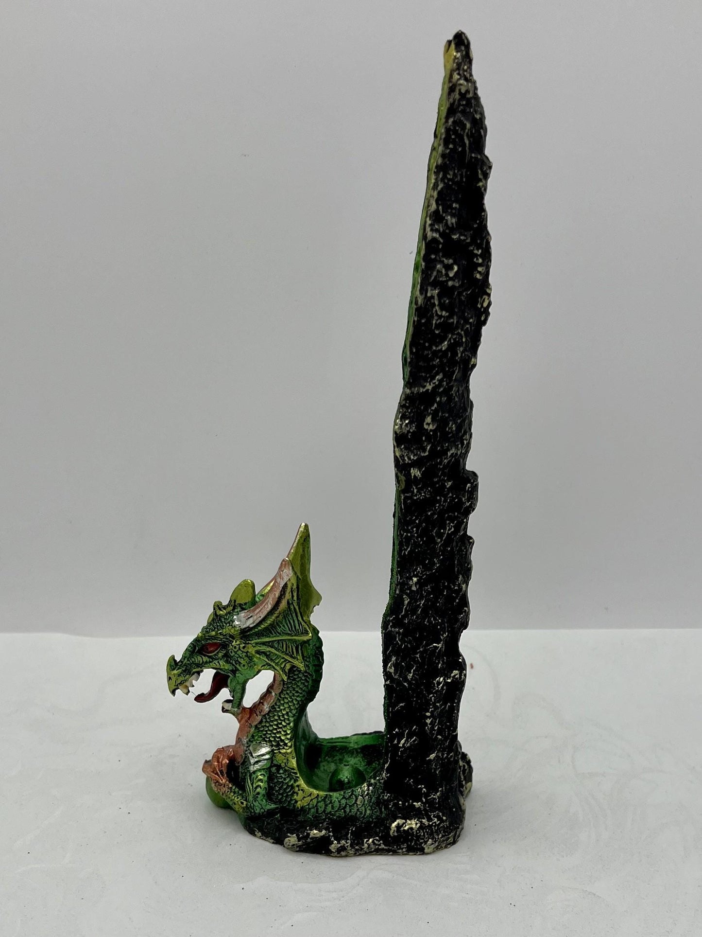 Green Dragon Polystone Incense Burner