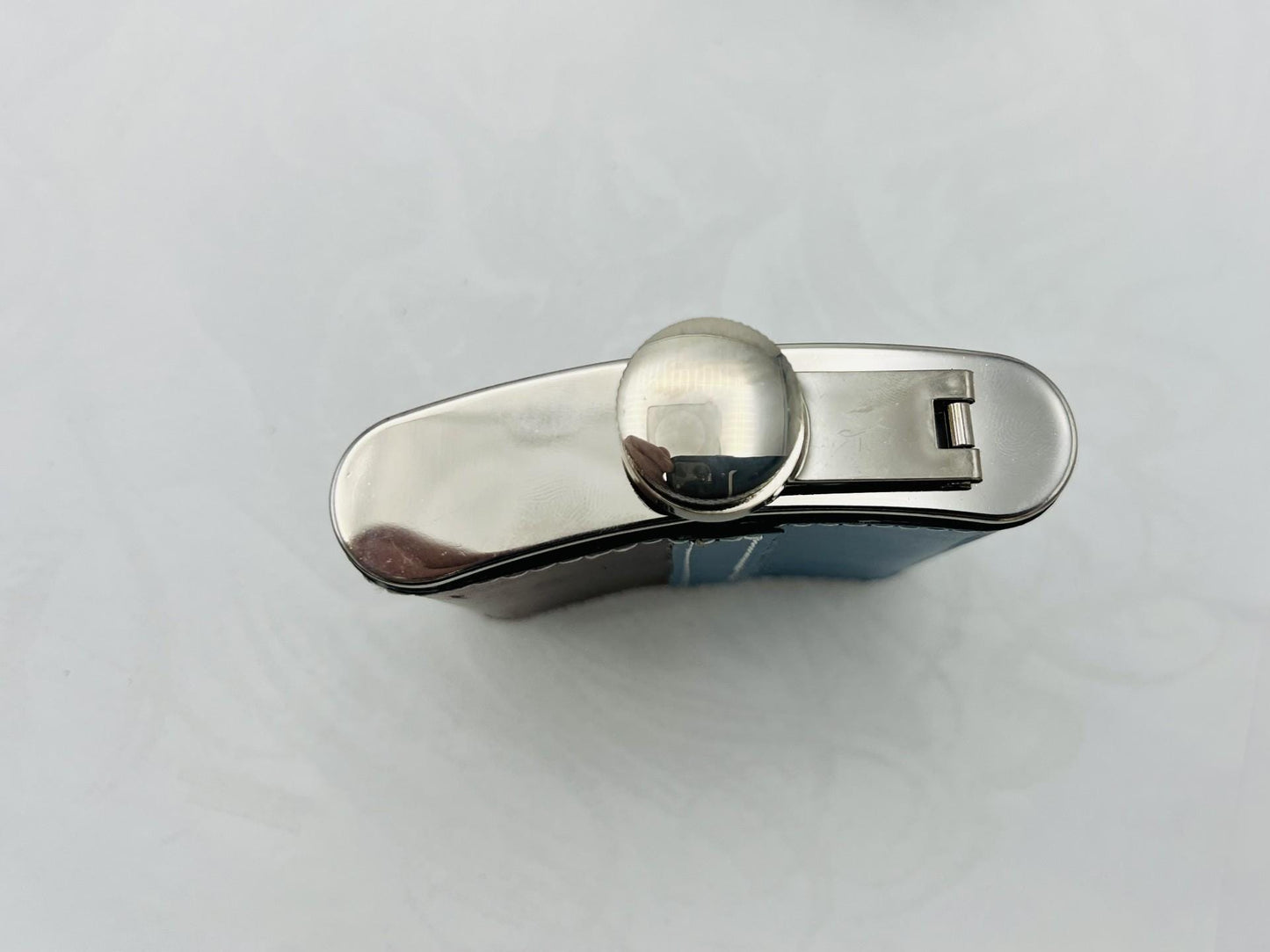 Two-Tone Leather Hip Flask Set with Shot Cups and Funnel - 8 oz