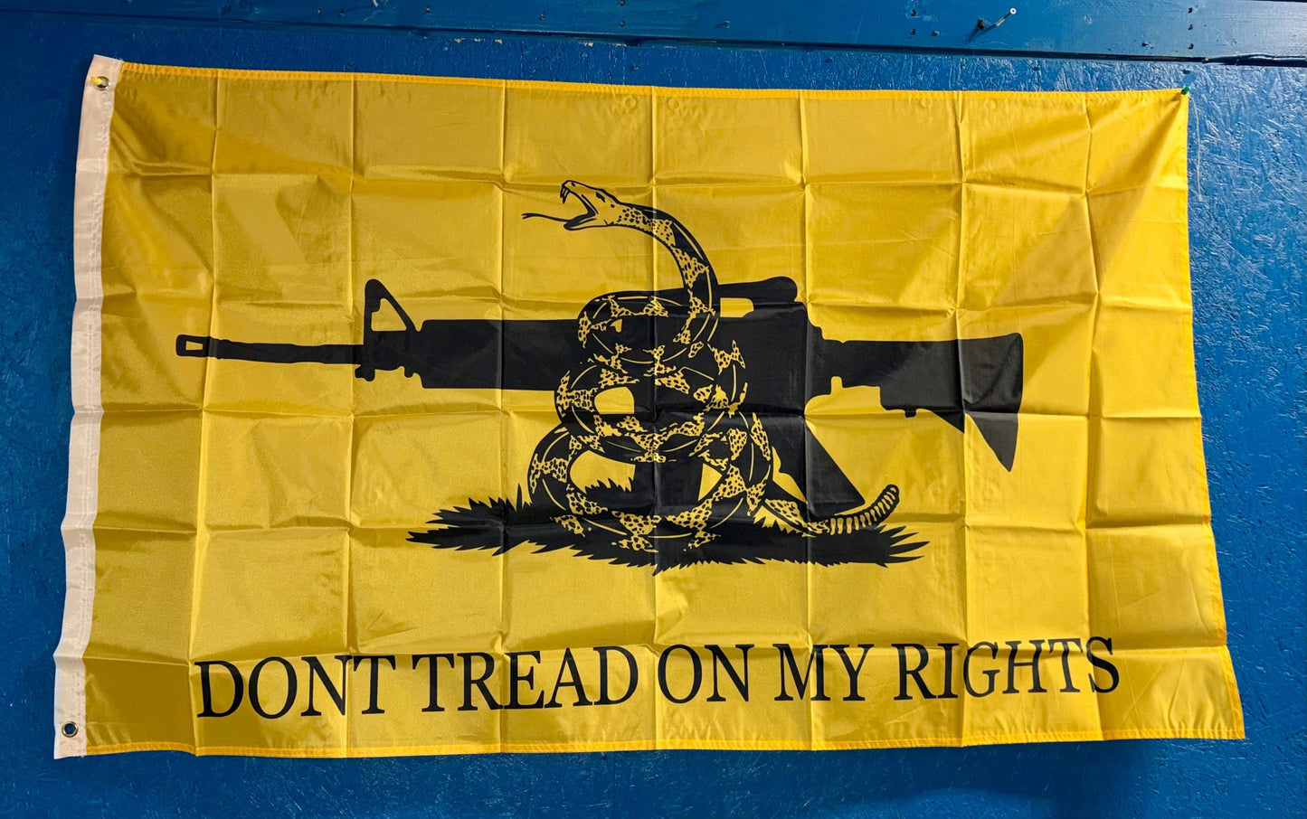 Don't Tread on My Rights - Gadsden Flag - 3x5 ft