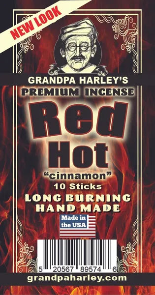 Red Hot Cinnamon Premium Hand Dipped Incense Sticks