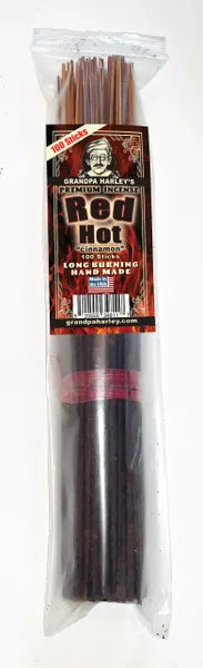 Red Hot Cinnamon Premium Hand Dipped Incense Sticks