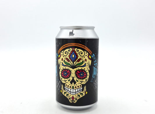 Sugar Skull Stylish Mini Beer Can Shape Wireless Ear buds with Charging and Carrying Case