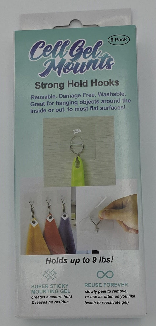 Strong Hold Hooks 6 pk