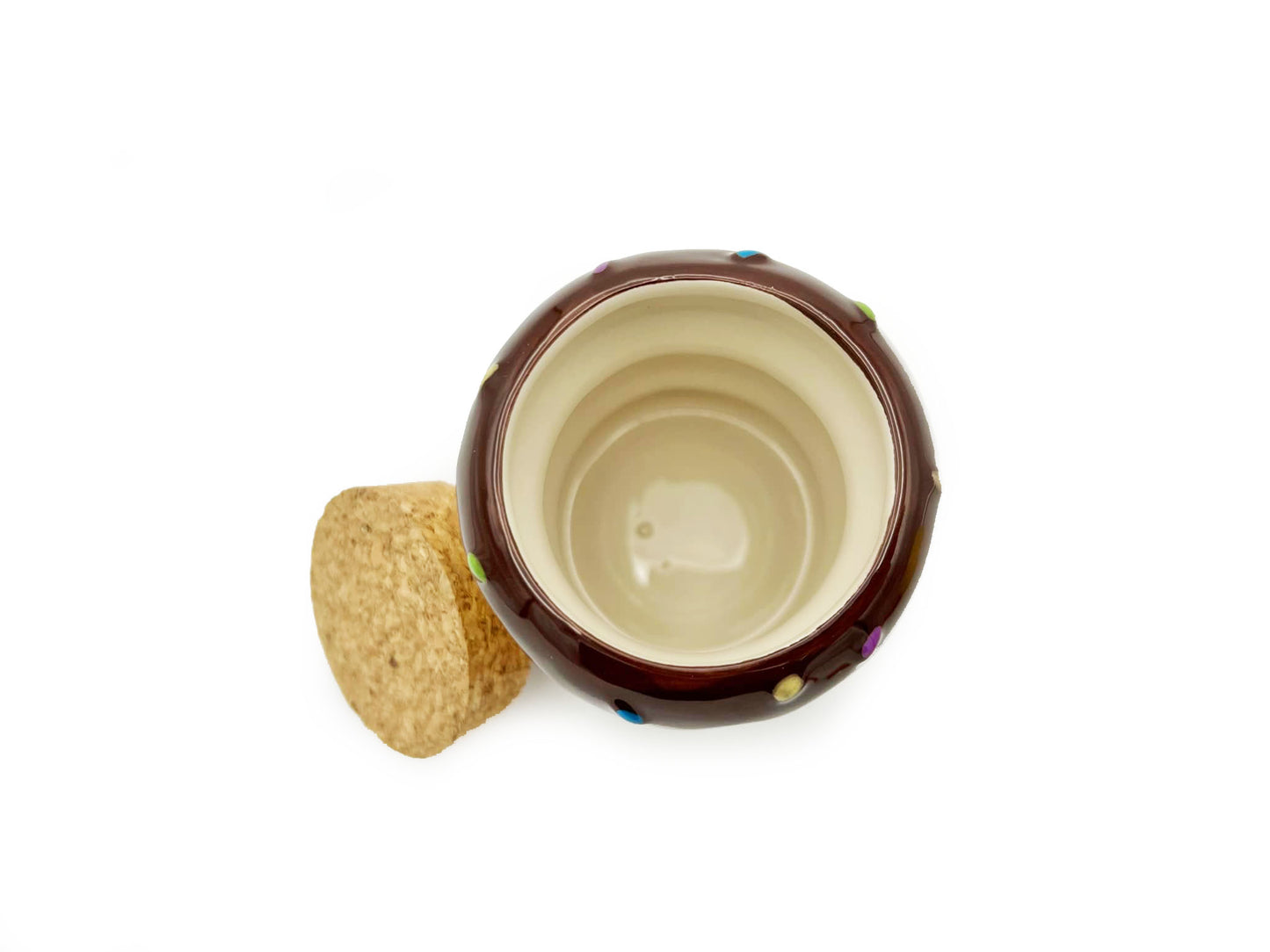 Ceramic Donut Stash Jar