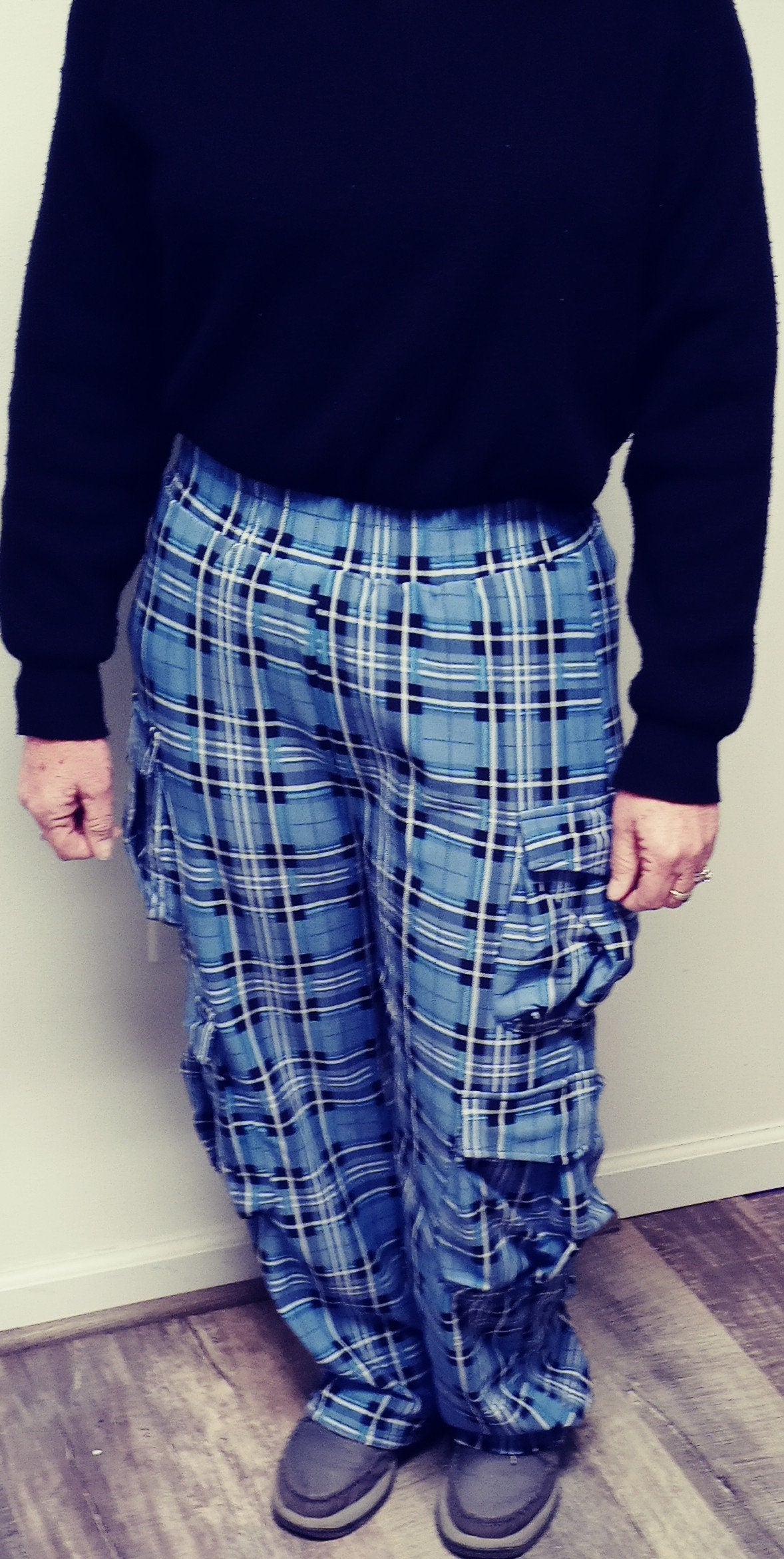 Blue Cargo Pants