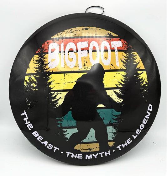 Bigfoot The Beast-The Myth-The Legend Garage Dome Sign