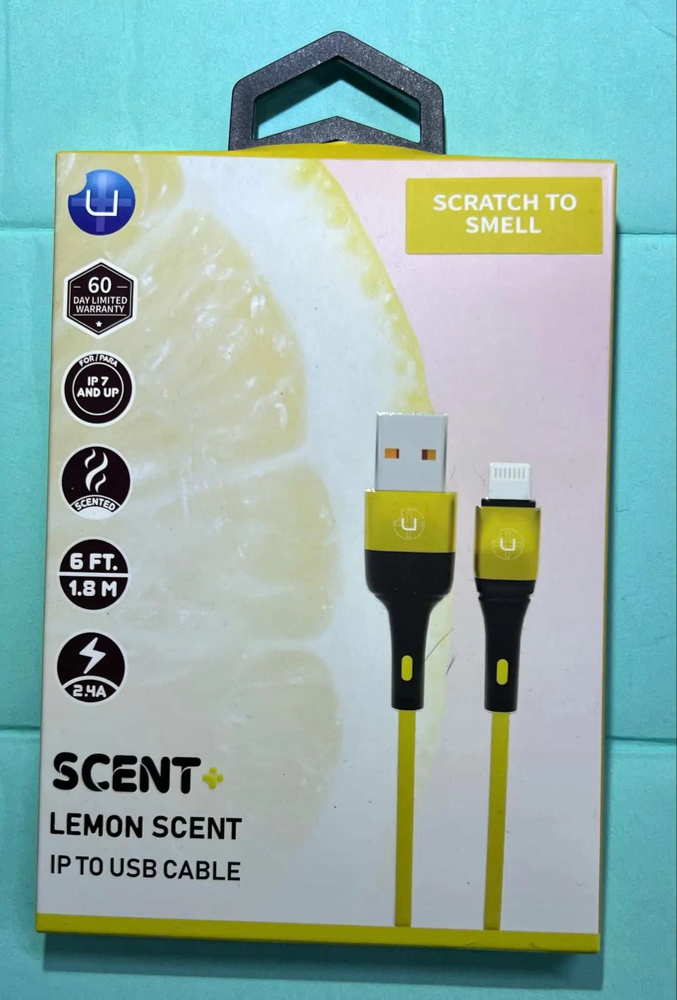 6ft - Strong Scented Cell Phone Cord for iPhone & USB to USBC