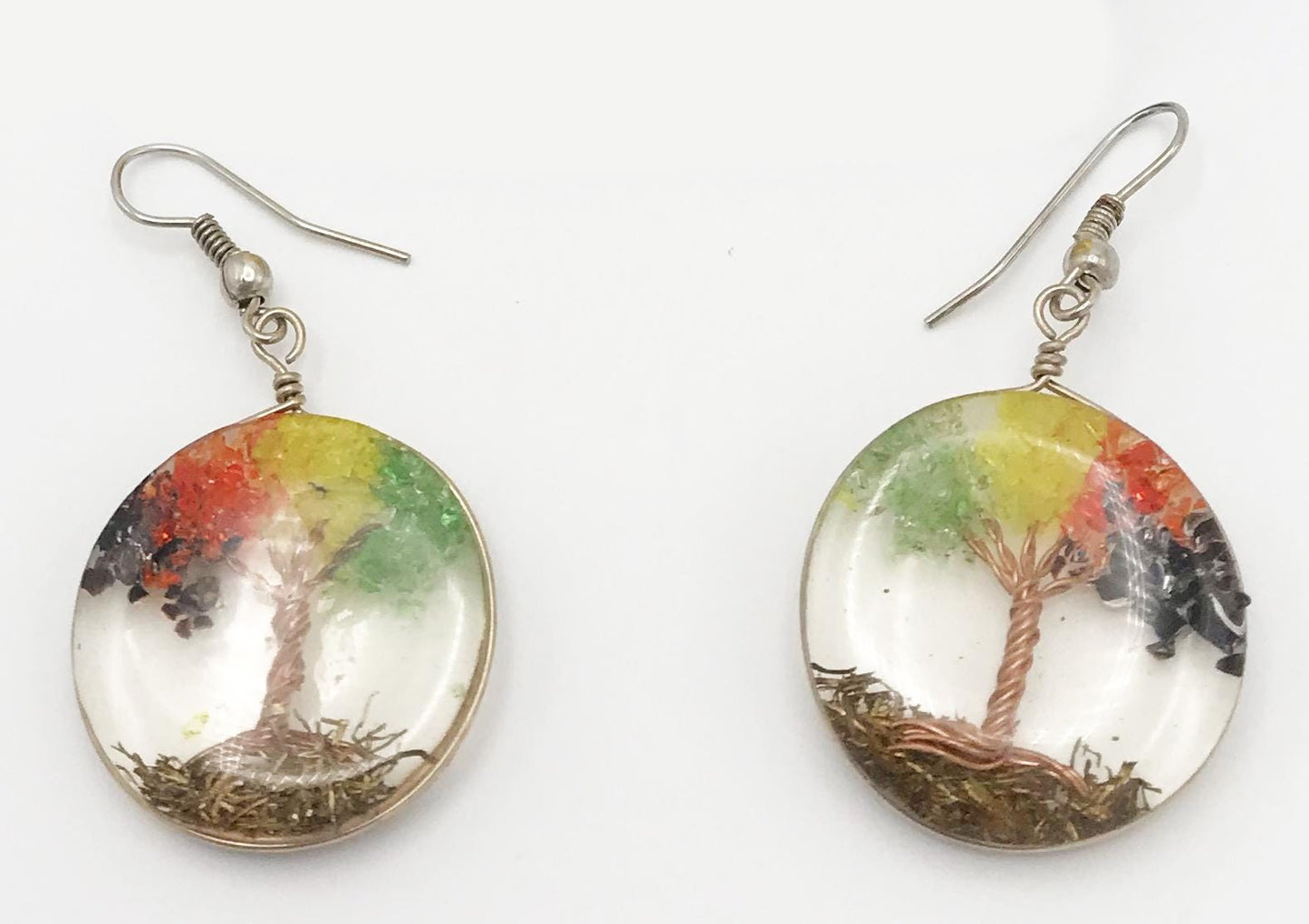 Miles B. High 420 Gear Tree of Life Dangle Earrings
