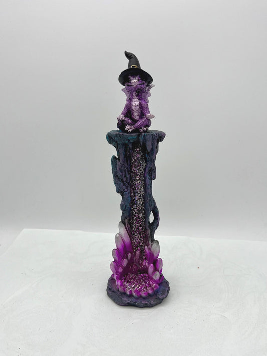 Upright Yogi Dragon Incense Burner 10.5 inch