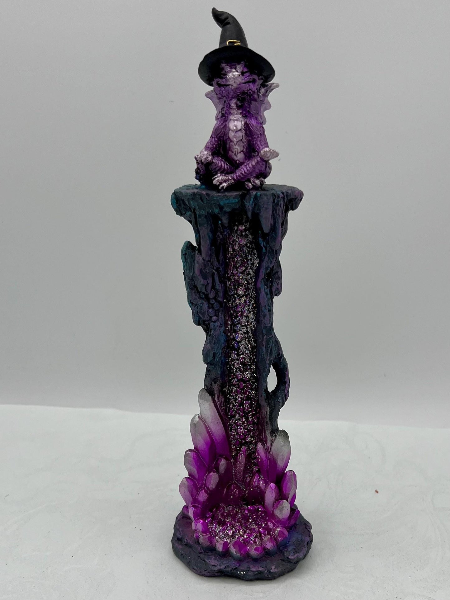 Upright Yogi Dragon Incense Burner 10.5 inch
