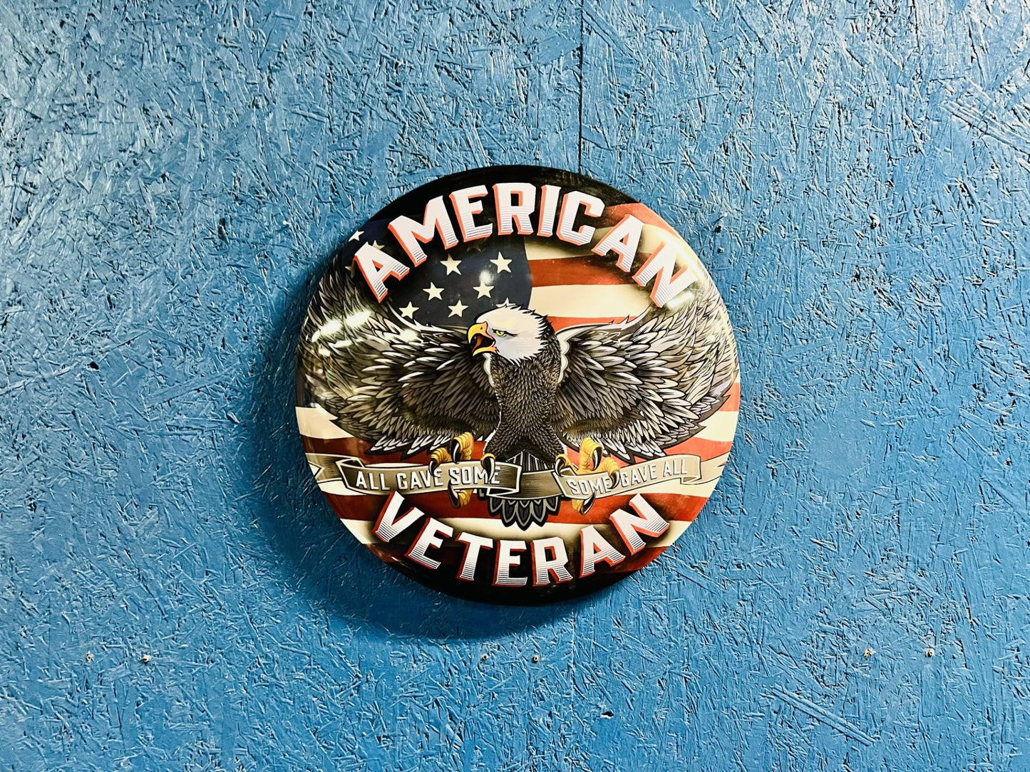 American Veteran Garage Dome Sign