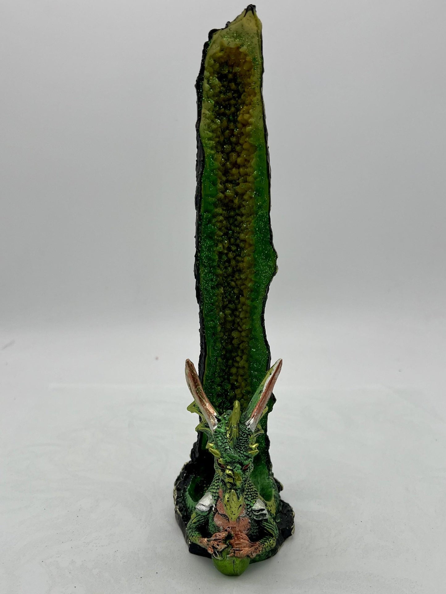 Green Dragon Polystone Incense Burner