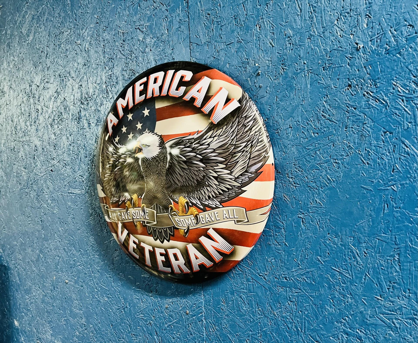 American Veteran Garage Dome Sign