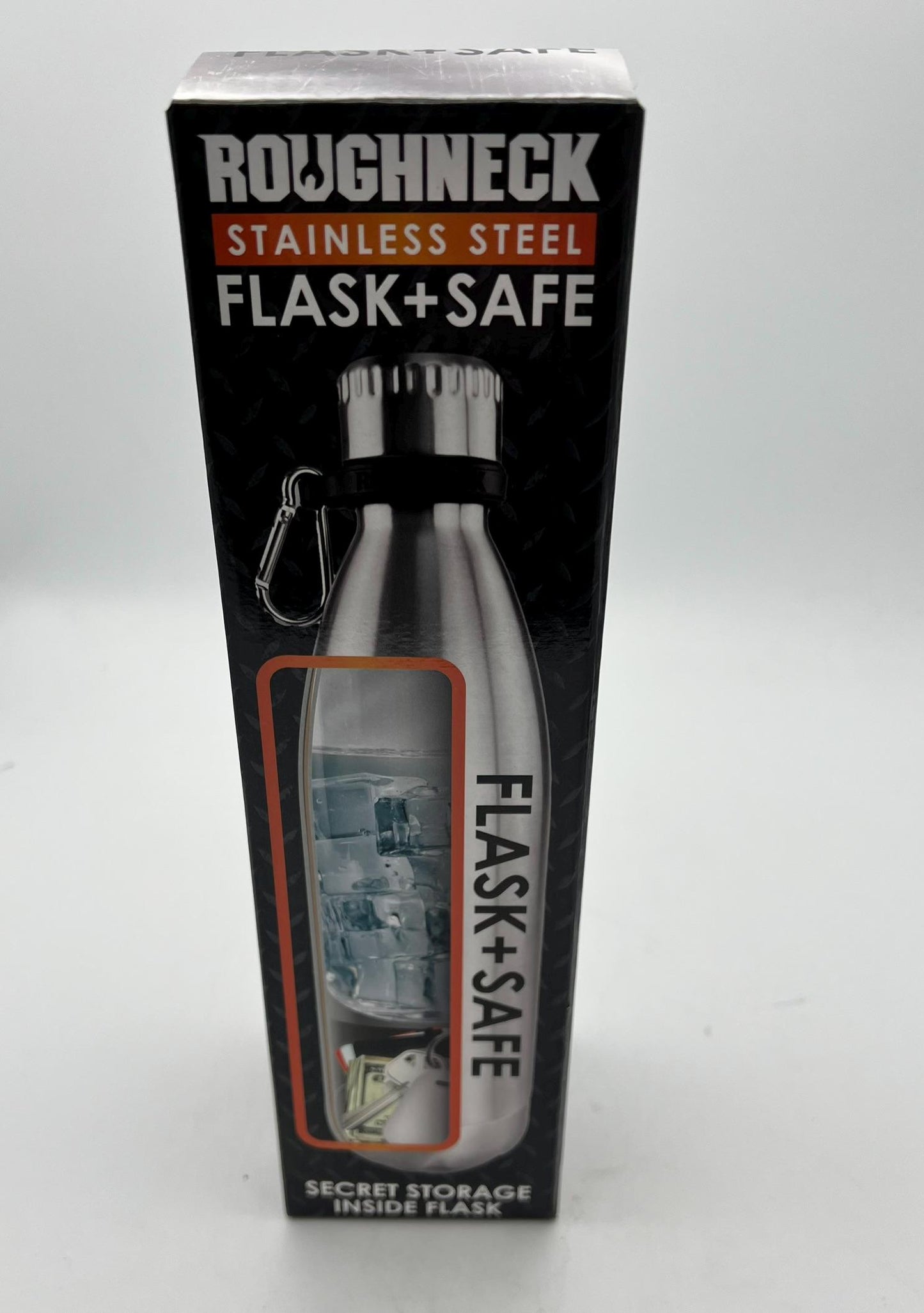 18oz Stainless Steel Flask & Safe