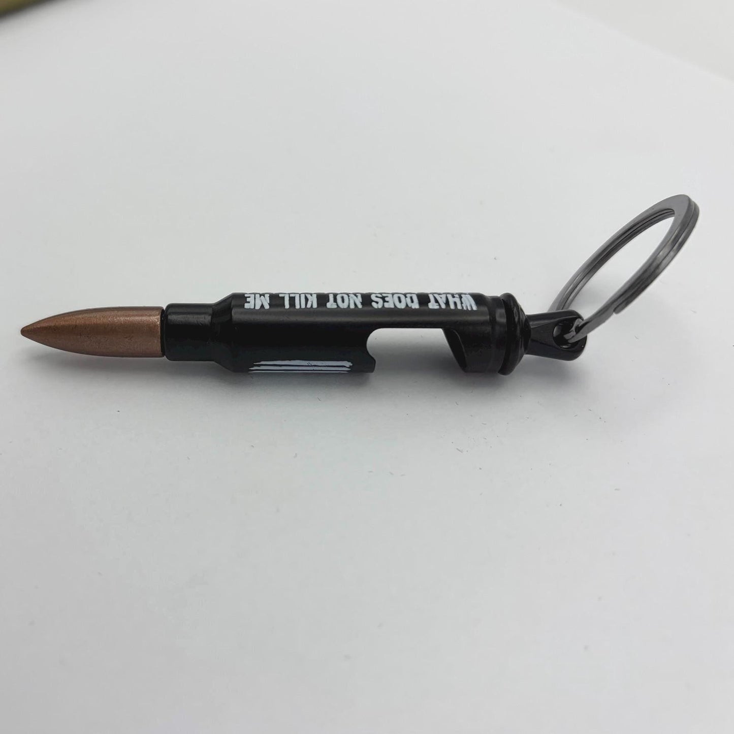 Bullet-Shaped Bottle Opener Keychain