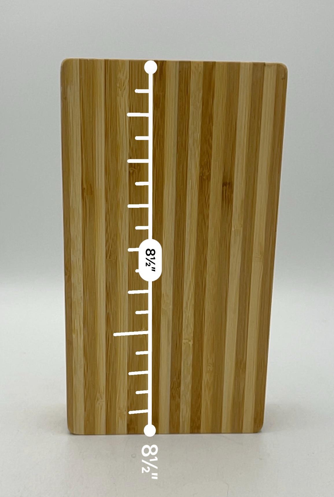 Two-Toned Bamboo Magnetic Rolling Tray