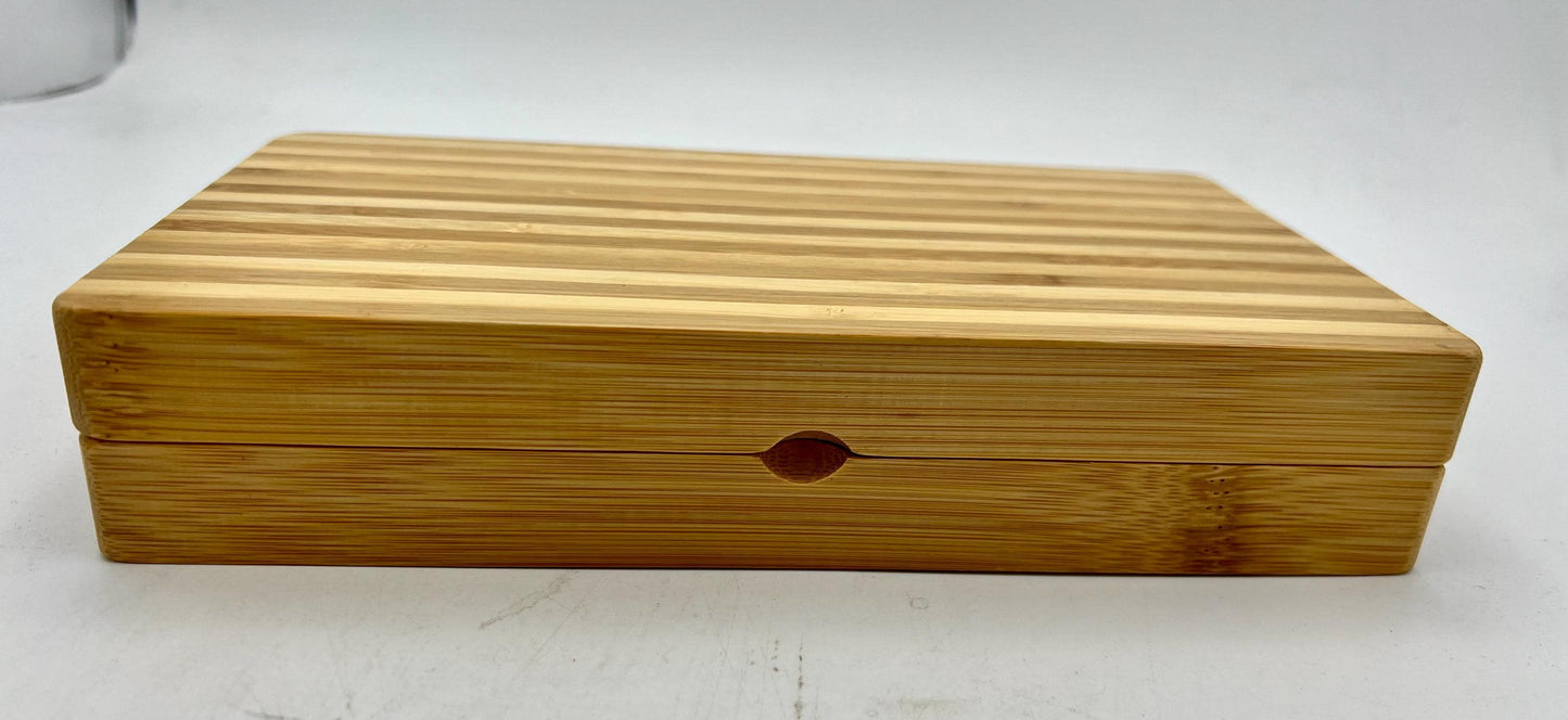 Two-Toned Bamboo Magnetic Rolling Tray