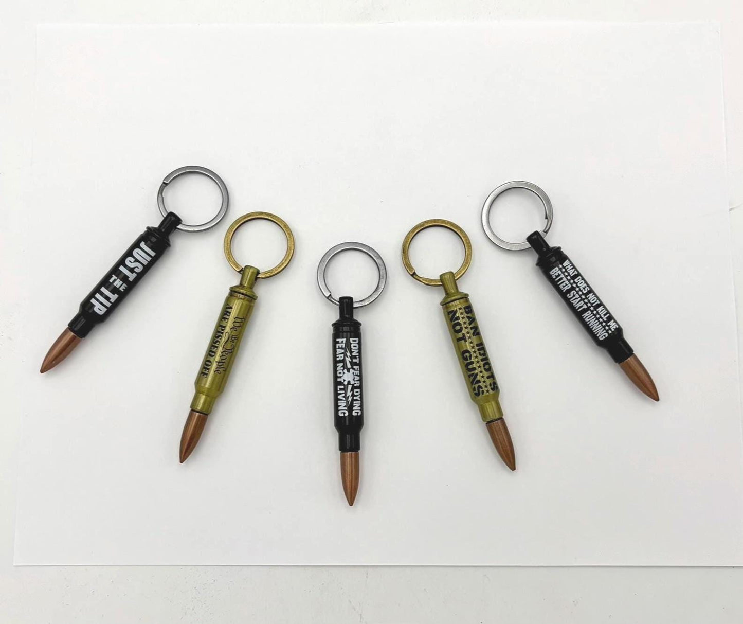 Bullet-Shaped Bottle Opener Keychain